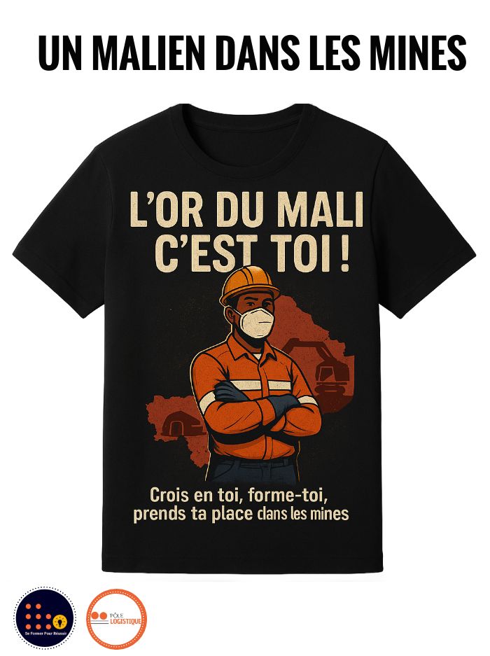 T-Shirt Un Malien dans les Mines (2)